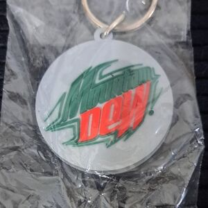 Mountain Dew Gray Keychain Key Holder